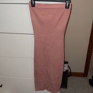 Tube top dress, very flattering on!